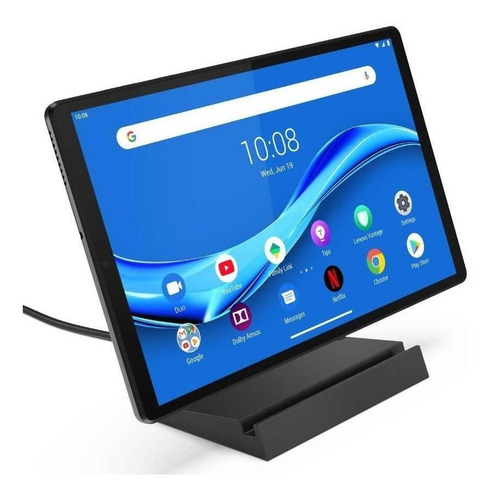 Imagen 5 de 8 de Tablet Lenovo Smart Tab M8 with Smart Charging Station TB-8505FS 8" 32GB iron gray y 2GB de memoria RAM