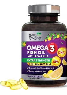 Omega 3 Fish Oil 2500mg Epa Dha 180caps Aceite D Pescado