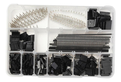 Kit De Conector De 2,54mm Pcb Cabezal Conector Carcasa