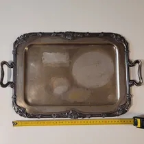 Comprar Bandeja Rectangular Vintage Old Sheffield Plata
