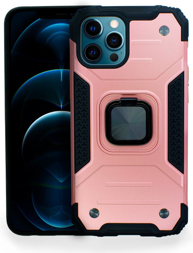 Forro iPhone 12 Pro Max Antigolpe Magnético Metal Soporte
