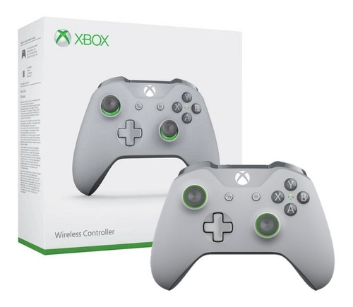 Control Inalambrico  Xbox One Gris Verde Ade Ramos