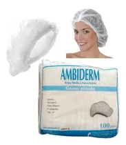 Comprar Cofia Plisada Blanca Ambiderm Desechable C\u002F1000 Pzs 