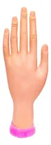 Comprar 2 Manos De Practica Flexible Uñas Acrílico Decoración 23 Cm