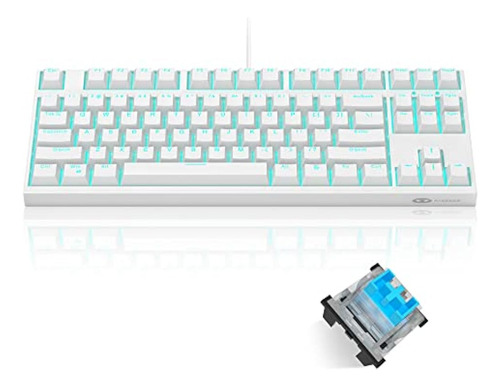 Teclado Mecánico Compacto Para Juegos Al 80 %, 87 Teclas Tkl