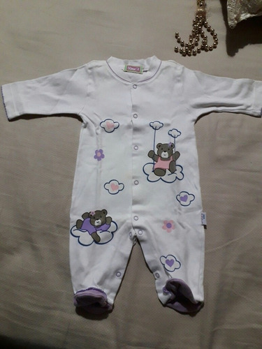 Super Oferta Monitos Pijama De Bebé Niña Talla 0-6 Meses (Usado)