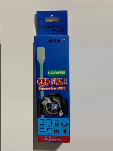 Kit 6 Hastes Swab Hn-1a  Umido- Limpeza Sensor Ccd Cmos Crop