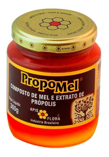 Mel Com Própolis Propomel Apis Flora Natural Imunidade 300g