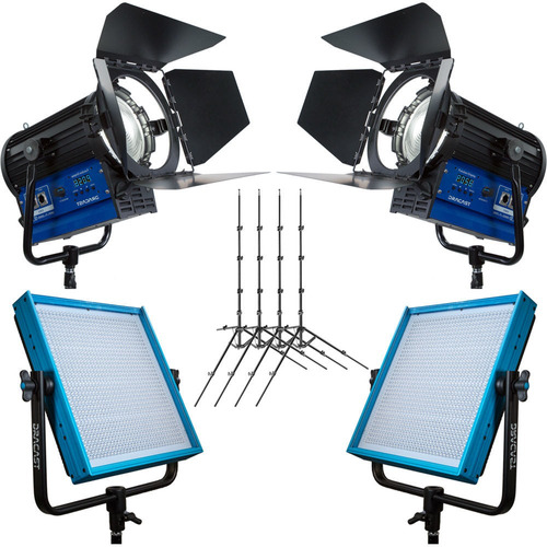 Dracast Complete Remote Newsroom Studio Daylight Light Kit