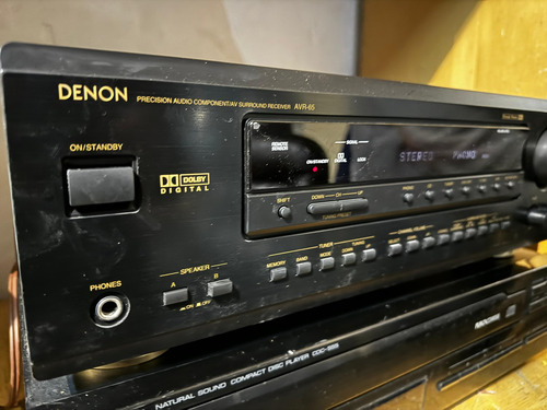 Denon Receiver Avr-65 Stereo Amplificador Entrada Tornamesa (Usado)