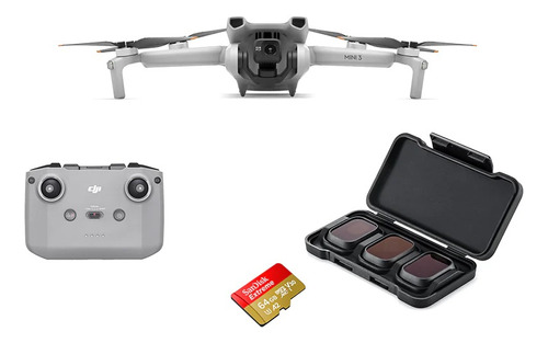 Dron Mini Drone Dji Mini 3 4k Hdr Con Microsd Filtros Bundle