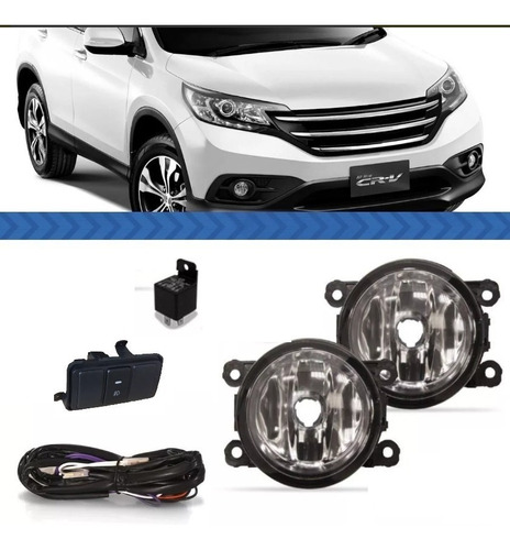 Kit Faro Auxiliar Honda Crv 2012 2013 2014 2015 2016 2017