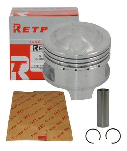 Kit Pistão E Anéis Suzuki Gs 500 0,75 Retpins