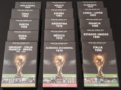 Dvd Colección Copa Mundial De Fútbol 1930 - 2006