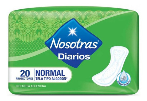 Protectores Nosotras Diarios 20 Protectores