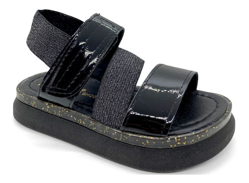 Imagen 2 de 5 de Sandalias Nena Elastico Gomon Abrojo Liviana Urbana Moda
