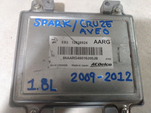 Computadora Para Spark/cruze/aveo Año 2009-'12 Motor 1.8l