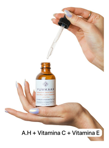 Yumkaax Acido Hialurónico 60ml Con Vitamina C Y Vitamina E