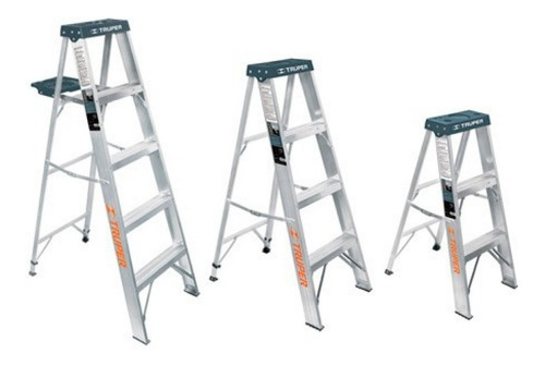 Escalera Tipo Tijera 5 Peldaño Escalones Marca Truper 91kls