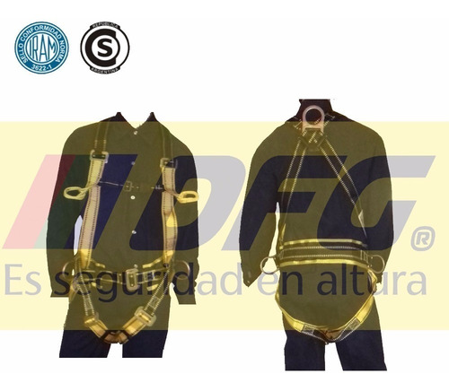 Imagen 4 de 6 de Arnes Kit Completo Trabajo En Altura Linea De Vida De 30mts