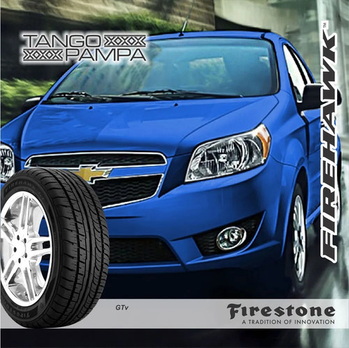 Combo 4u 185/55 R15 82v Firehawk Gtv Firestone Envio 0$