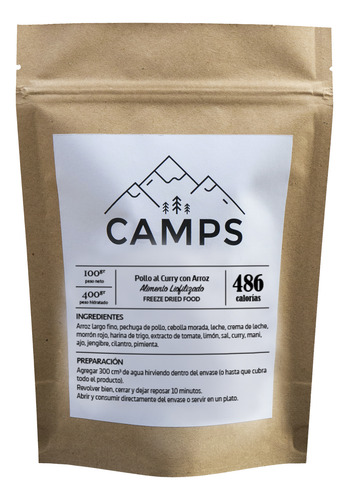 Comida Liofilizada Camps Foods - Mix X30 Unid