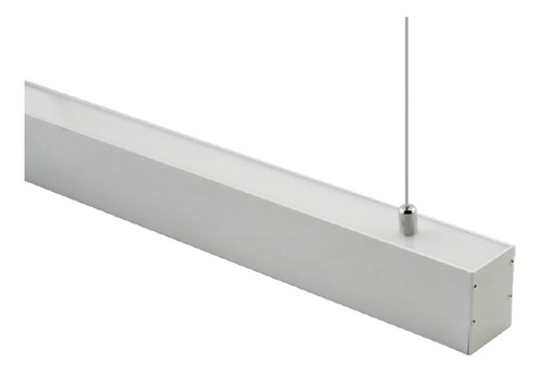 Lámpara Intenseso Lineal Colgante 30w Led Blanco. Estructura Luz cálida