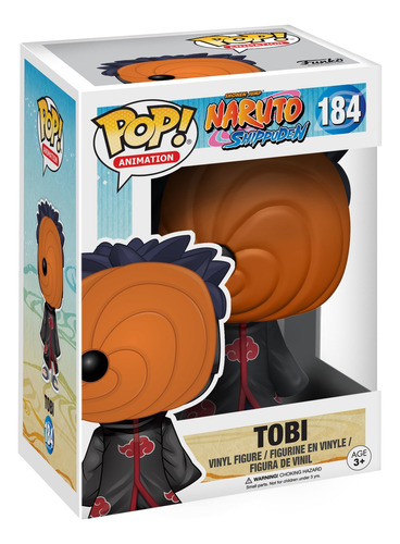Funko Pop Tobi 184 - Naruto Shippuden 