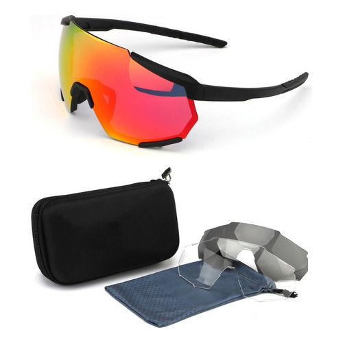 Gafas Ciclismo Carretera Mtb Protección Seguridad 3 Lente