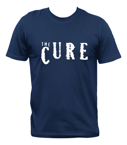 Remera The Cure Rock Logo 1 Algodón Premium
