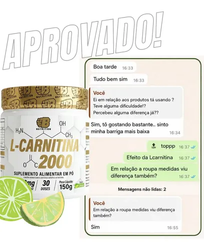 efeitos colaterais da l carnitina Quanto tempo leva para a L-carnitina fazer efeito no corpo L Carnitina Bnutrition 2000 P