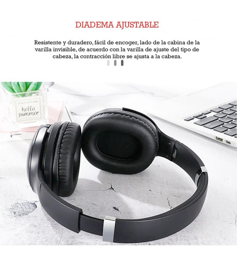 Imagen 3 de 10 de Audífonos Bluetooth Headphones Wireless Sodo Sd-1011