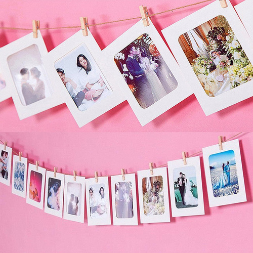 50 Unidades De Molduras De Papel Para Molduras Fotográficas