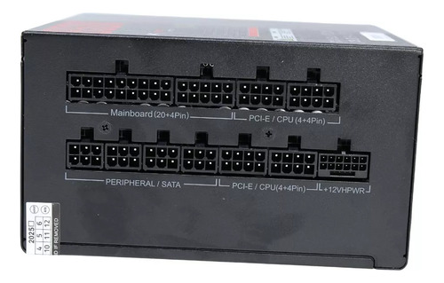 Fonte Gamer 850w Ktrok Ktp-ps850w 80+plus Gold Full Preto