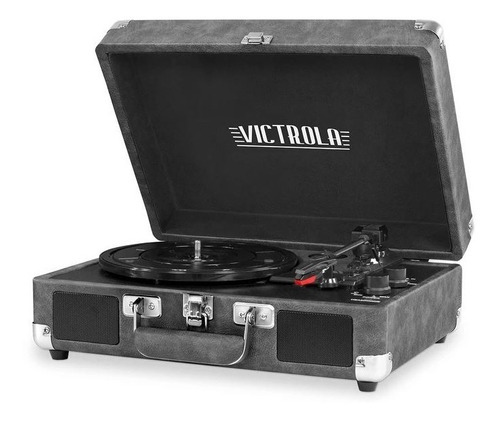 Tocadiscos Vintage Victrola Portatil Bluetooth Vsc-550bt-gry