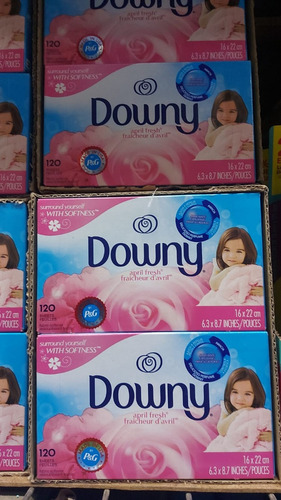 Lenço Amaciante P/ Secadoras Downy Sheets April 120 Fls Imp