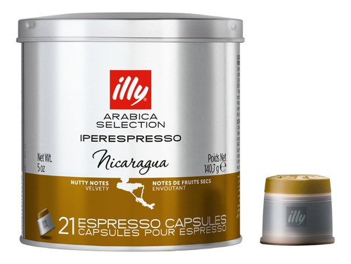 Illy Cafe, Seleccion De Arabica Nicaragua Capsulas De Expres