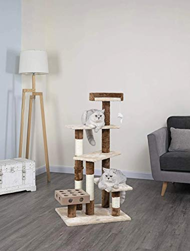 Go Pet Club 45  Iq Busy Box Cat Tree Kitty Scratcher Mobilia