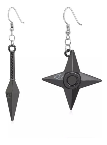 Aros Metálicos Shuriken Y Kunai