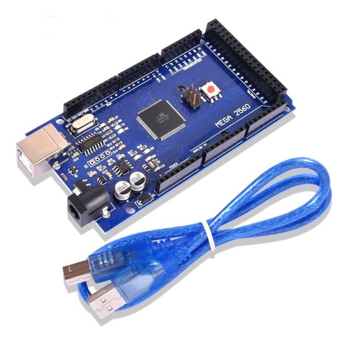 Arduino Mega 2560 R3 16u Domotica Y Robotica + Cable Usb