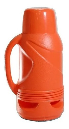 Garrafa Termica Plastico Mesa Glt Press 0.5l Lider Invicta Color Naranja