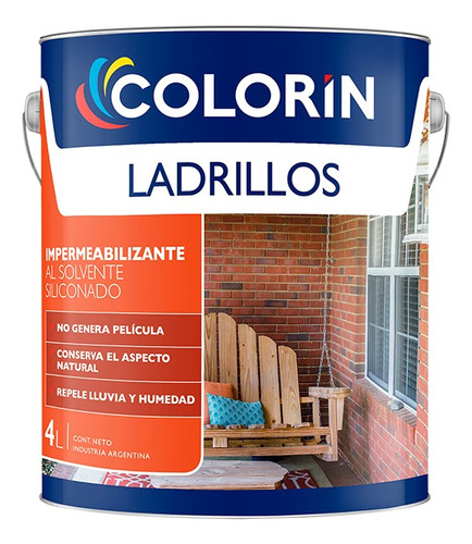 Colorin Ladrillos Impermeabilizante X 4 Pintu Don Luis