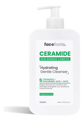 Limpiador En Gel Face Facts Ceramide 400 Ml