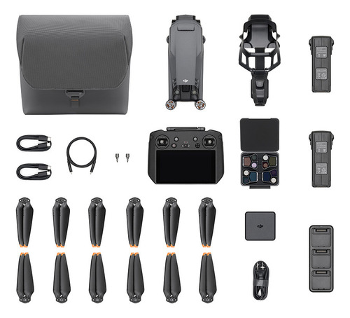Drone DJI Mavic 3 Pro Cine Fly More Combo com câmera 5.1K cinza 5.8GHz 3 baterias