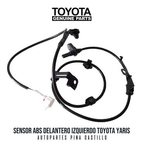 Sensor Abs Delantero Izquierdo Original Toyota Yaris 