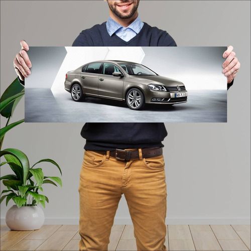 Cuadro 30x80cm Auto 2010 Volkswagen Passat Auto 590