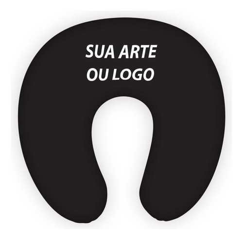 Almofada De Pescoço P/ Viagens Personalizada Logo Arte 30un