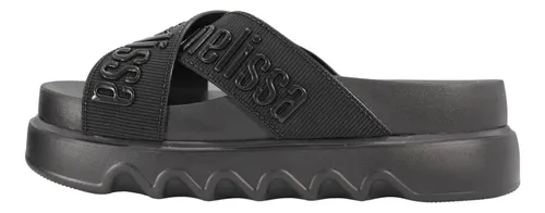 Tamanco Melissa Cross M-lover Platform Adulto Preto Original
