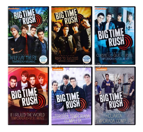 Big Time Rush Serie Completa Temporadas 1 2 3 4 Paquete Dvd