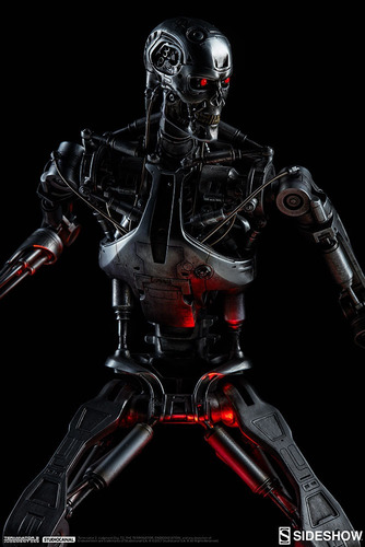 Terminator T-800 Endoskeleton Estatua Sideshow